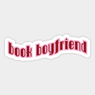 bookish pink | book boyfriend | fictional men Sticker